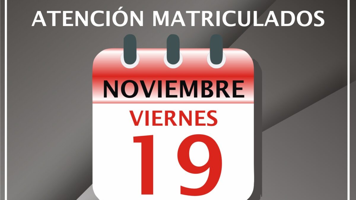 Feriado Judicial para el 19 de Noviembre