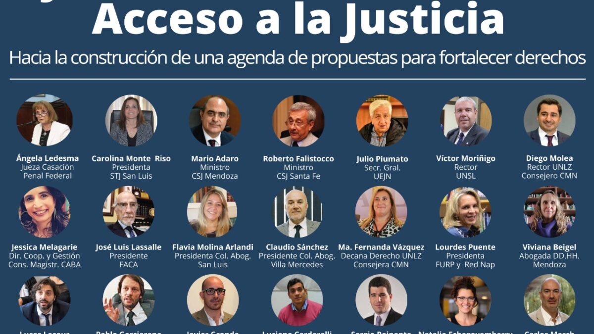El 27 de agosto se realizará la “1ra Jornada Nacional sobre el Acceso a Justicia”