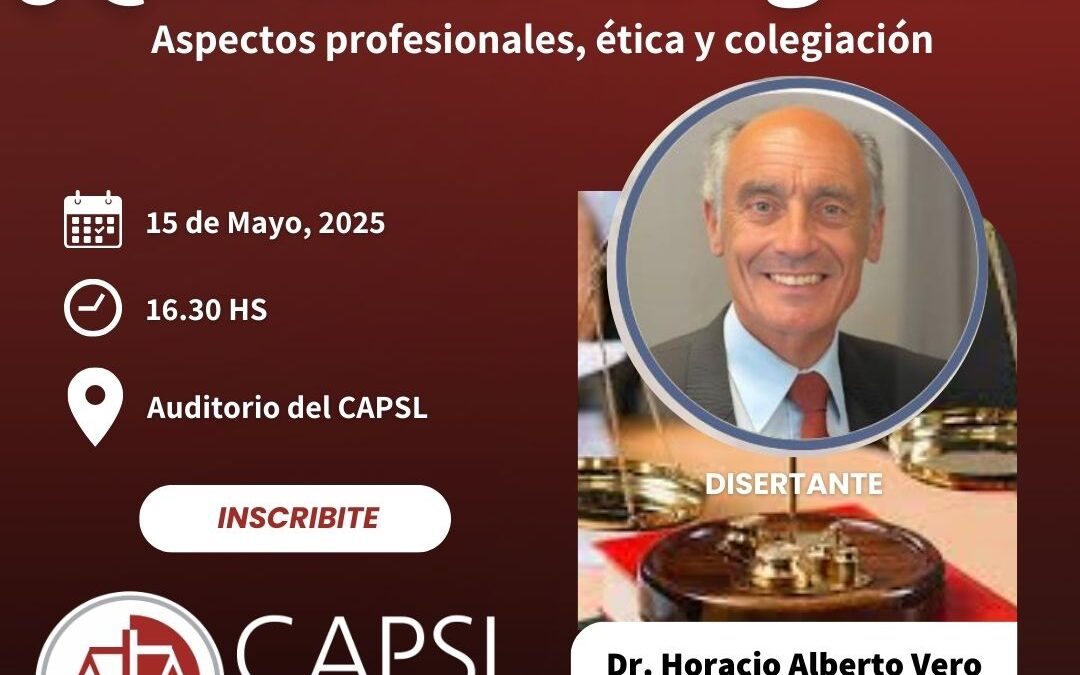 Charla: ¿Qué es ser abogado? a cargo del Dr. Vero