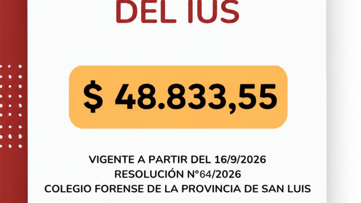 Nuevo reajuste del IUS