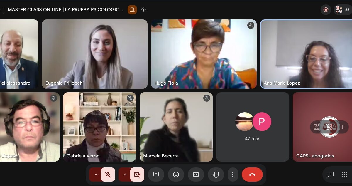 Master Class Online “La Prueba Psicológica Bajo la Lupa”